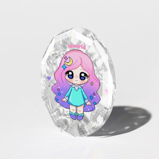 白磁ジュエルアクリルブロック