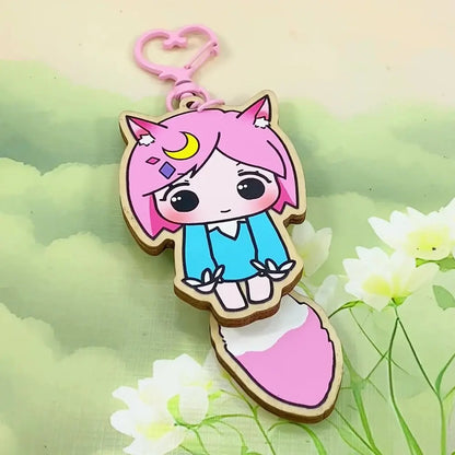 木製ふりふりしっぽチャーム 