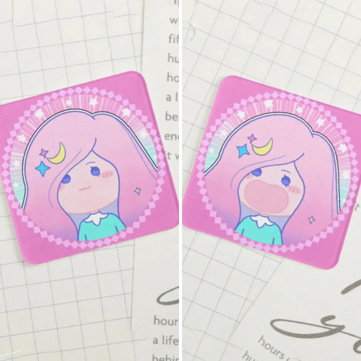 レンチキュラーステッカー 