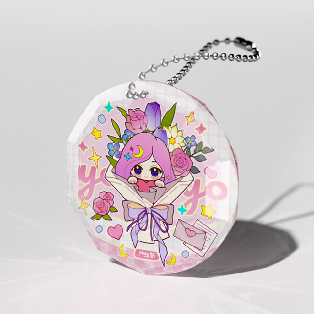 ジュエルアクリルブロックチャーム