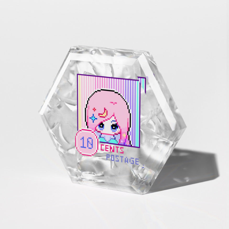 白磁ジュエルアクリルブロック