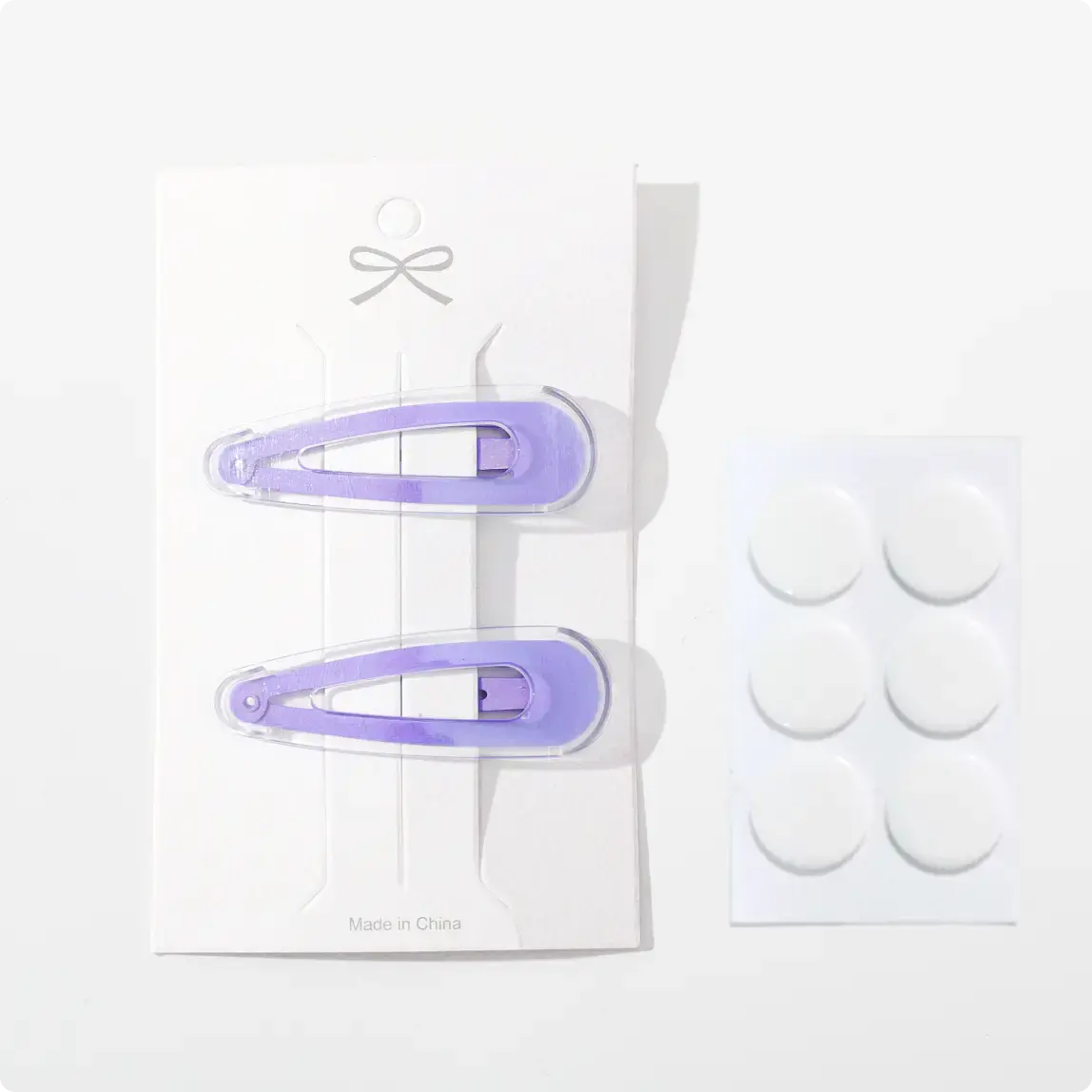 アクリルヘアクリップ 