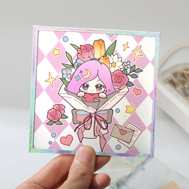 レンチキュラー色紙 