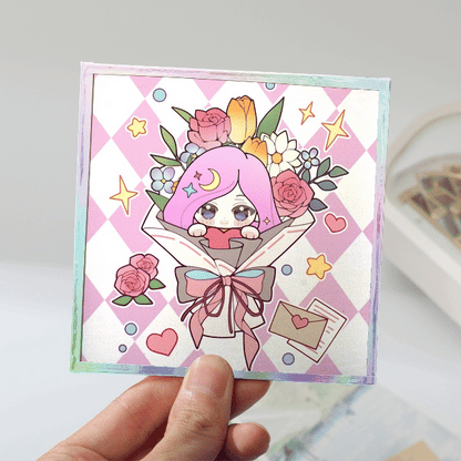 レンチキュラー色紙 