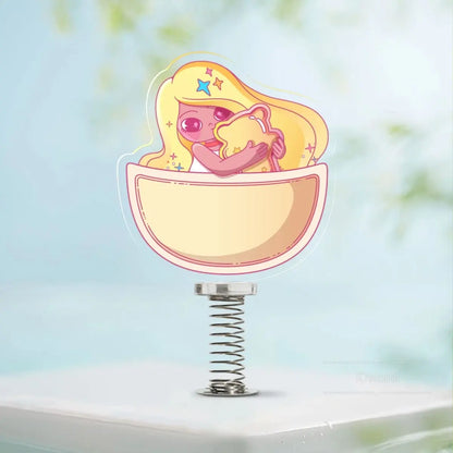 ゆらゆらスプリングアクリルスタンド - idworld