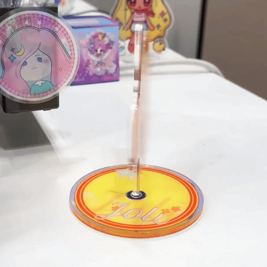 オーロラ回転アクリルスタンド
