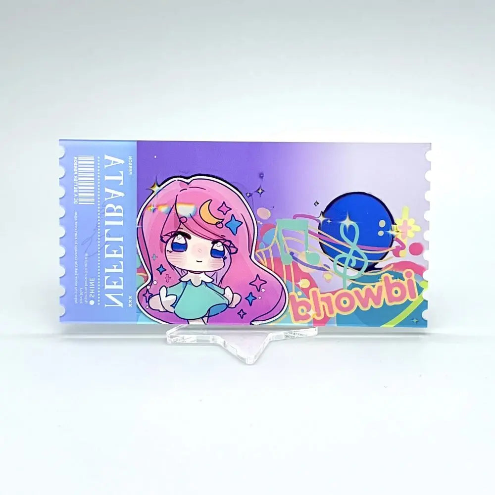 チケット風アクリルカード