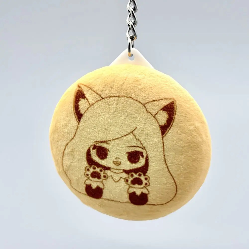ふわふわミラーチャーム
