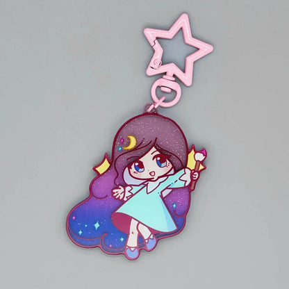 ラメアクリルキーホルダー 