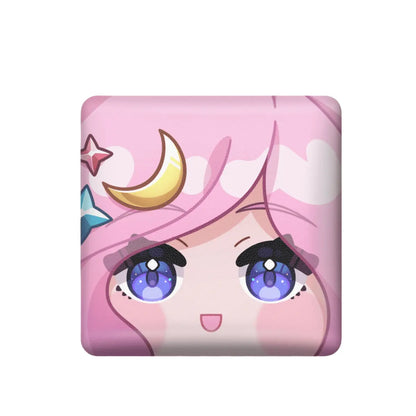 つるもち缶バッジ（スクエア） 