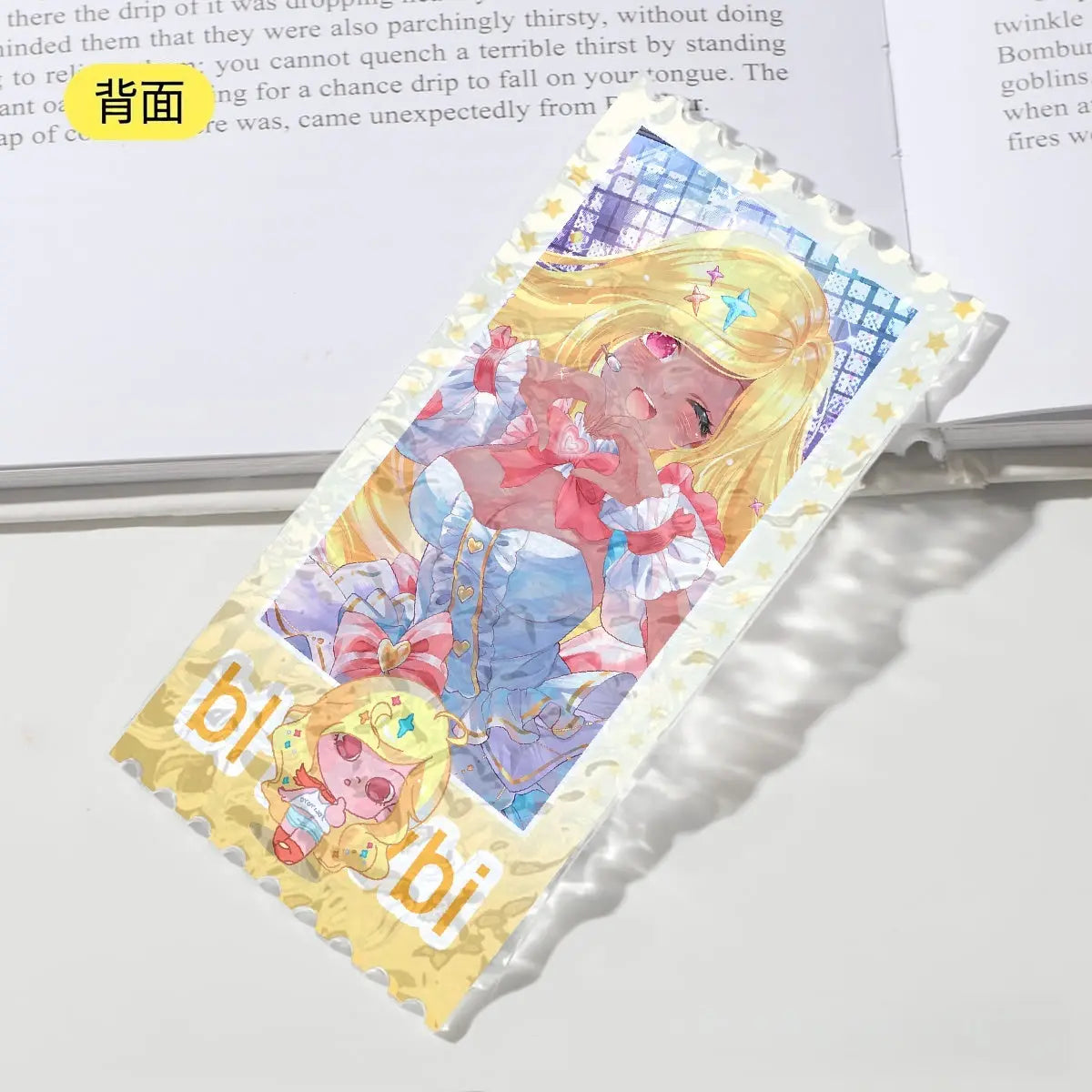 チケット風水面アクリルカード 