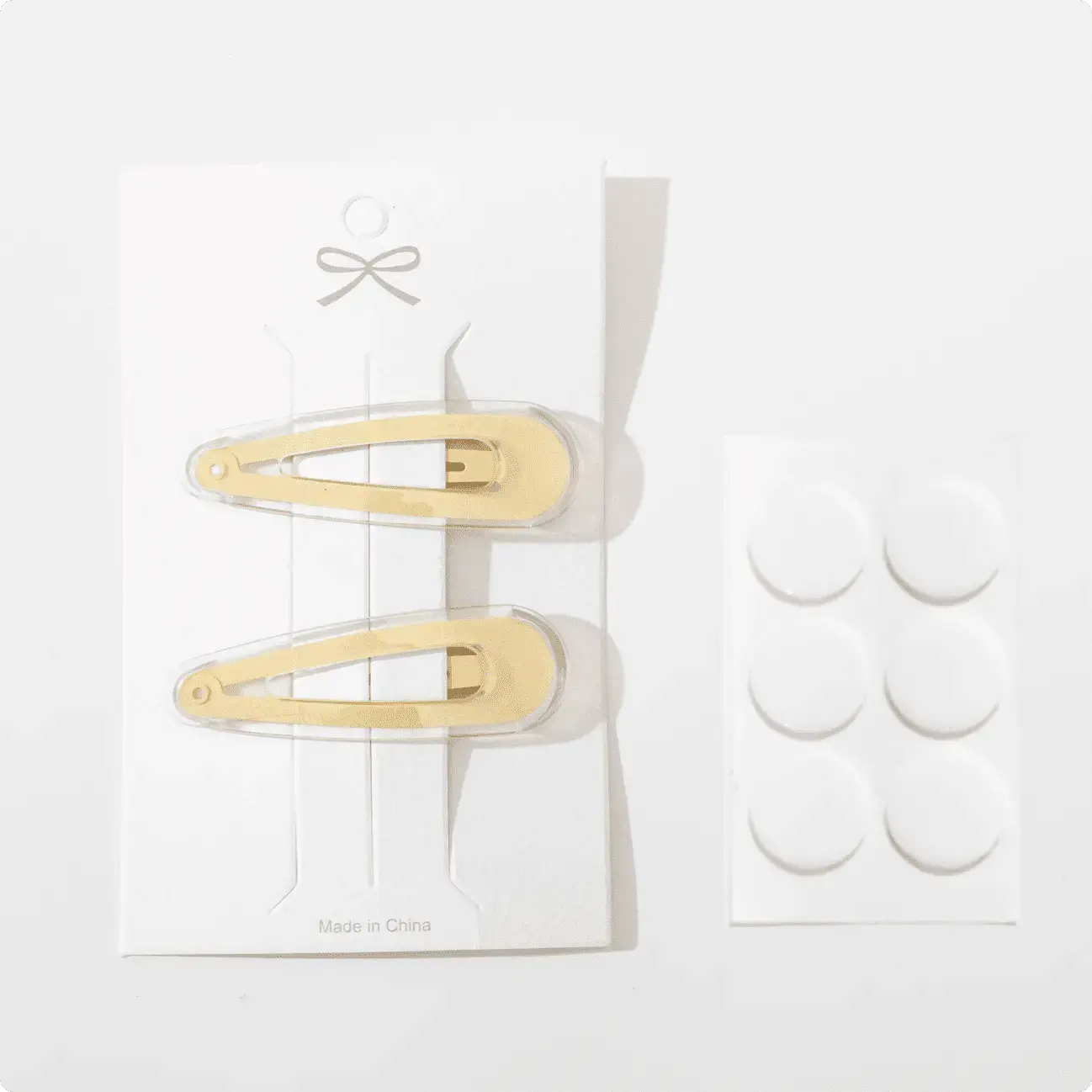 アクリルヘアクリップ 