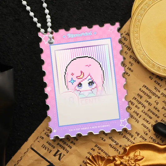 光映しアクリル切手チャーム 