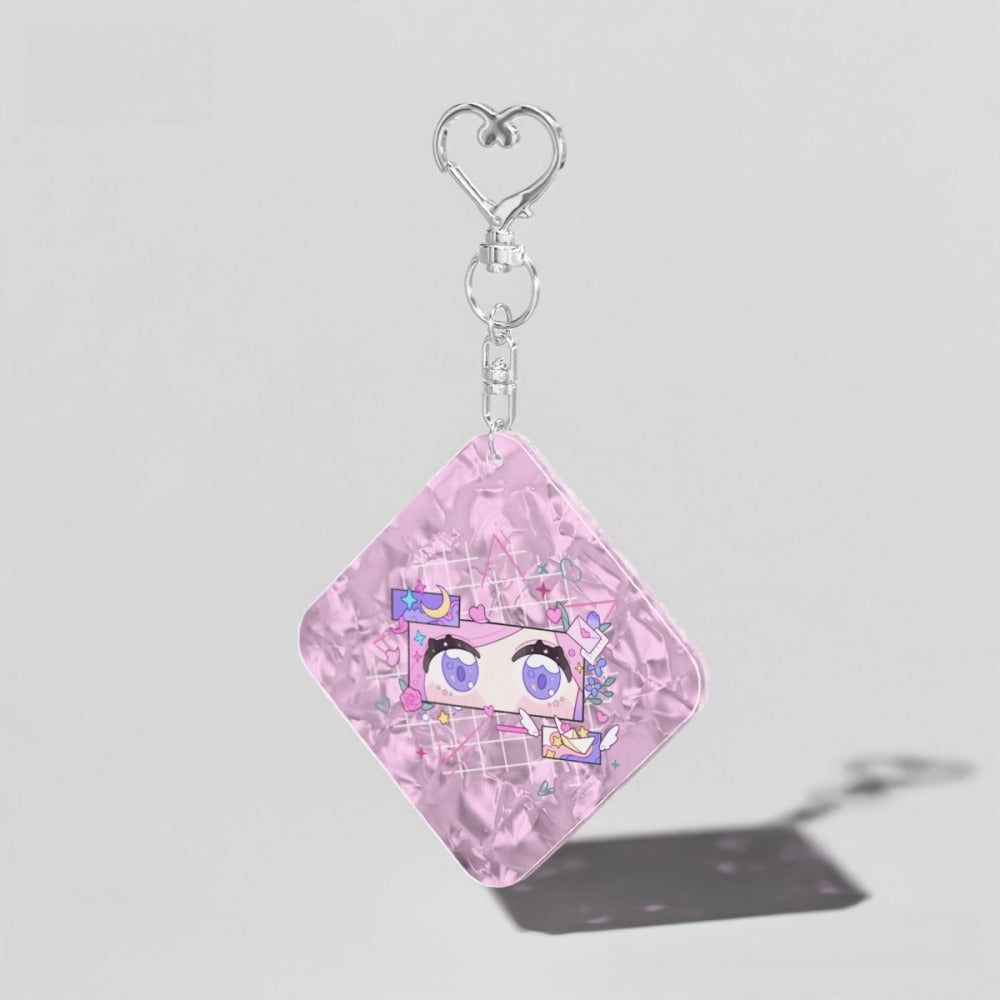 白磁アクリルキーホルダー