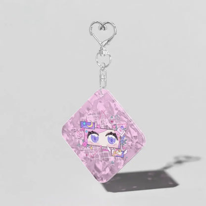 白磁アクリルキーホルダー 