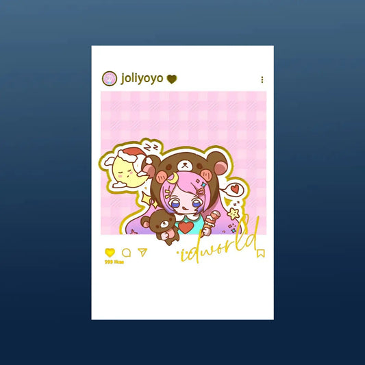 レリーフ箔押しポスト 