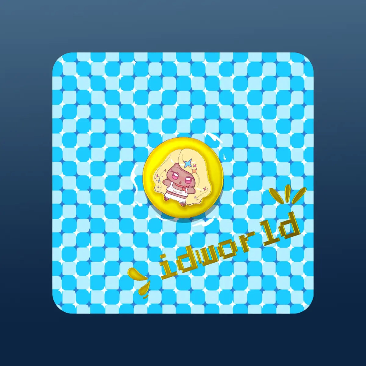 レリーフ箔押しコースター 