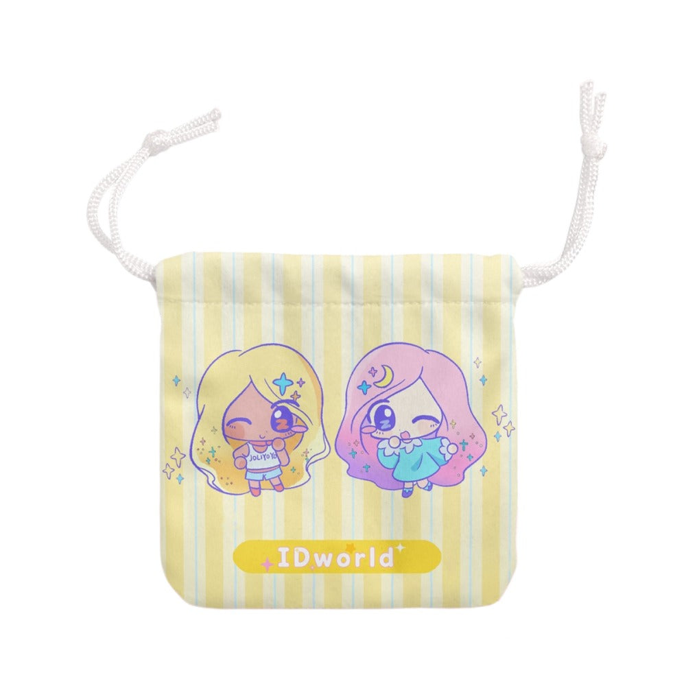フルプリントふわふわ巾着