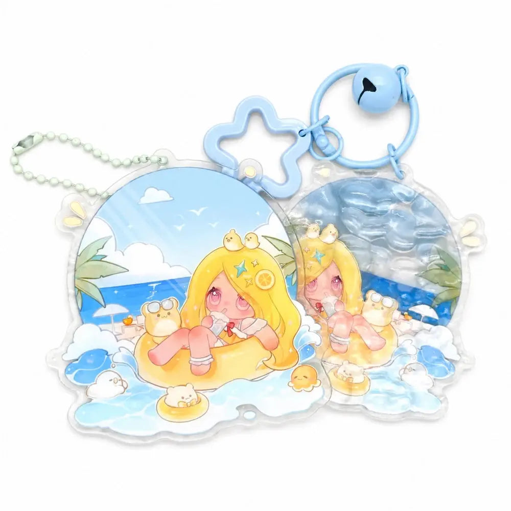 水面アクリルキーホルダー 