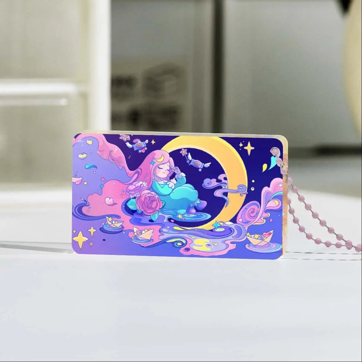 二層アクリルブロックチャーム