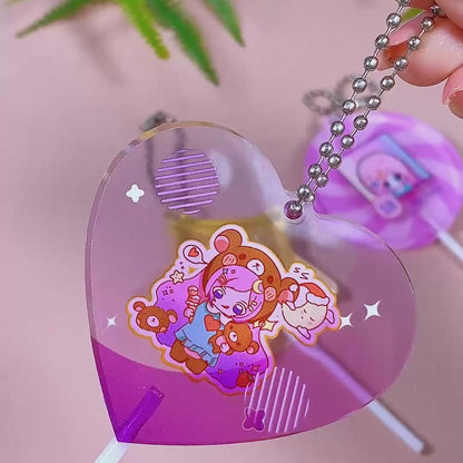 アクリルロリポップチャーム