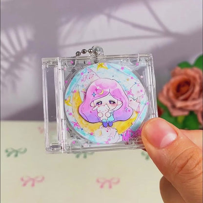 ミニCDケース風キーホルダー