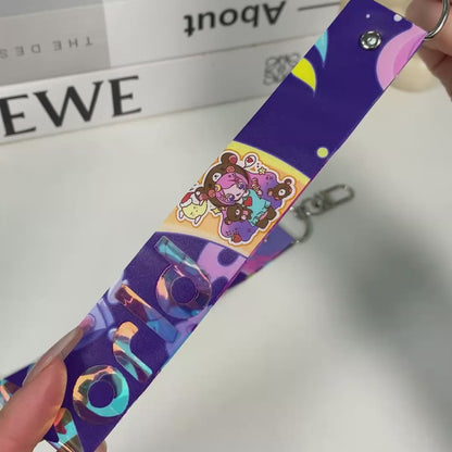 オーロラスマホストラップ