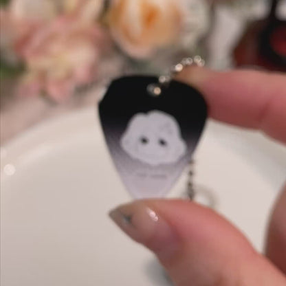 水面加工ピック型アクリルチャーム