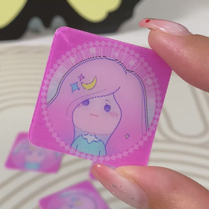 レンチキュラーステッカー