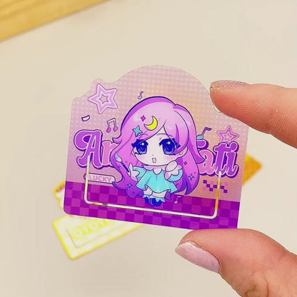 ダイカットPETクリップしおり