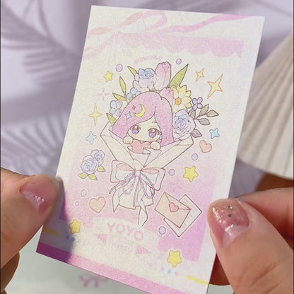 パール紙チェキ風カード