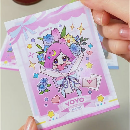 コート紙チェキ風カード