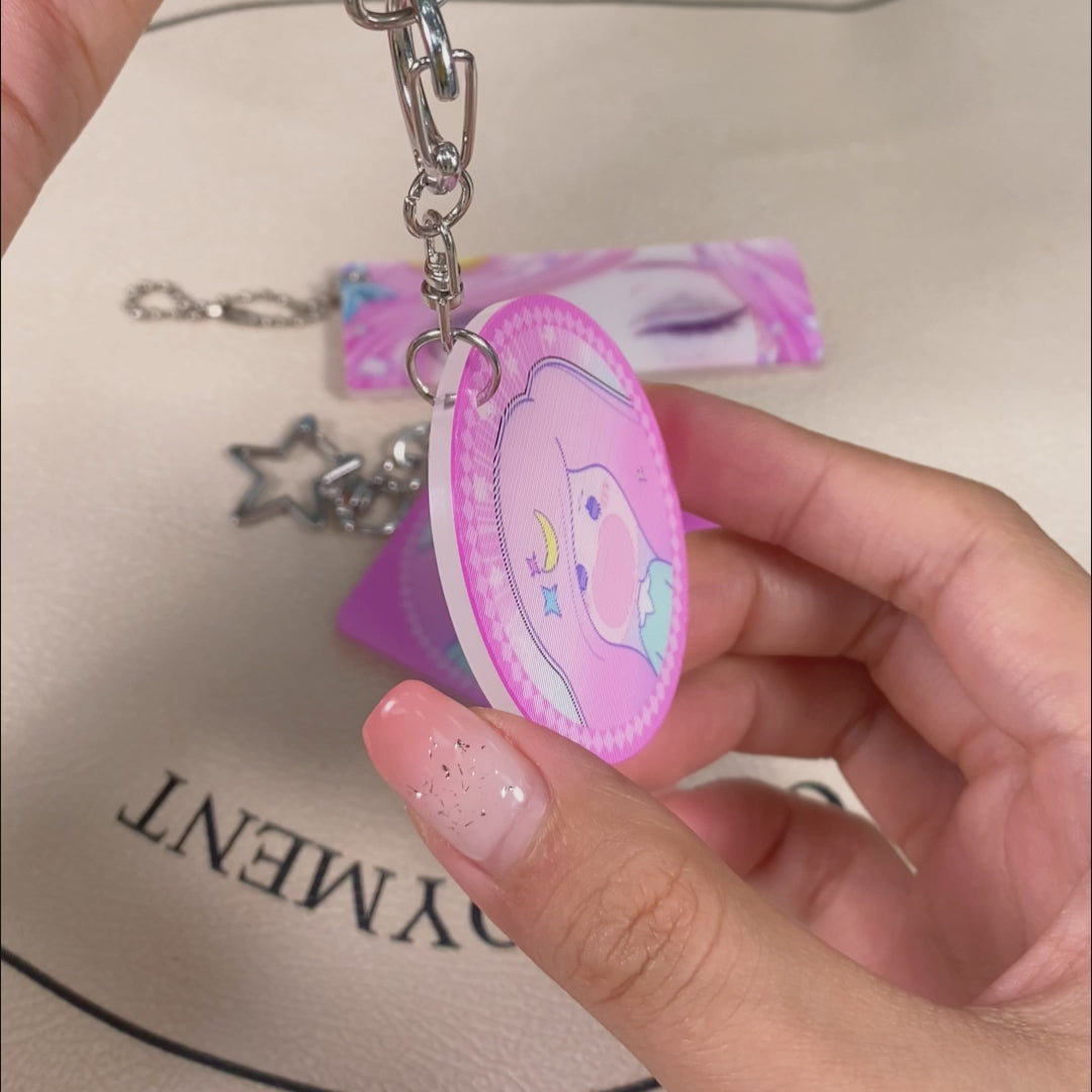 レンチキュラーアクリルチャーム - idworld