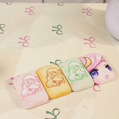 ふわふわ缶バッジ（縦長長方形）