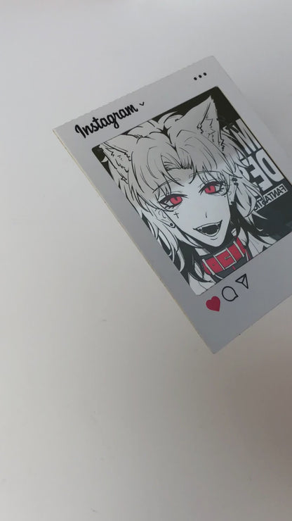 光投影チェキ風カード