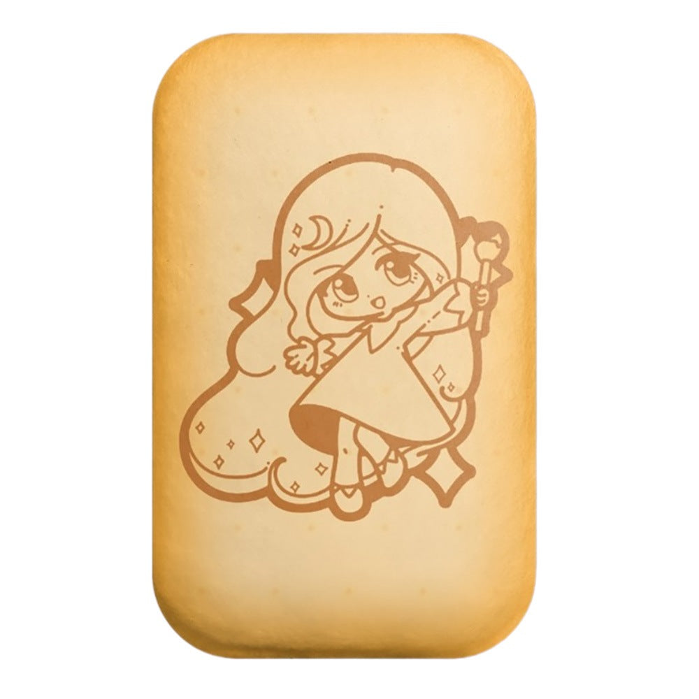 ふわふわ缶バッジ（縦長長方形）